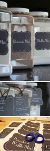 DIY Free Printable Labels &amp; Projects • The Budget Decorator