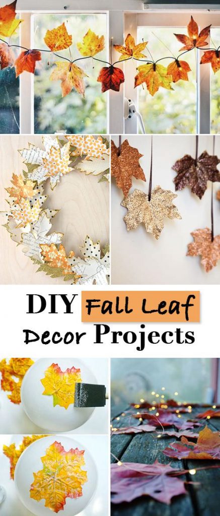 DIY Fall Crafts : Fall Leaves Decor • The Budget Decorator