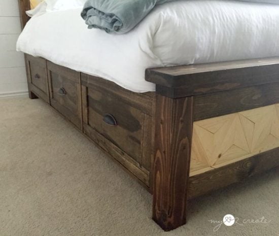 Storage Bed Pattern DIY Storage Bed Projects: Build A DIY Bed Frame With Storage • The ...