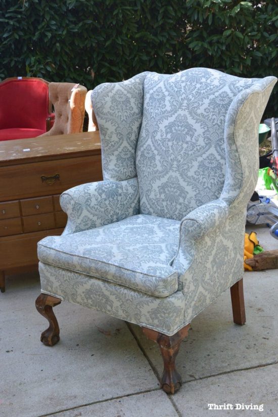 How to Reupholster a Chair • The Budget Decorator