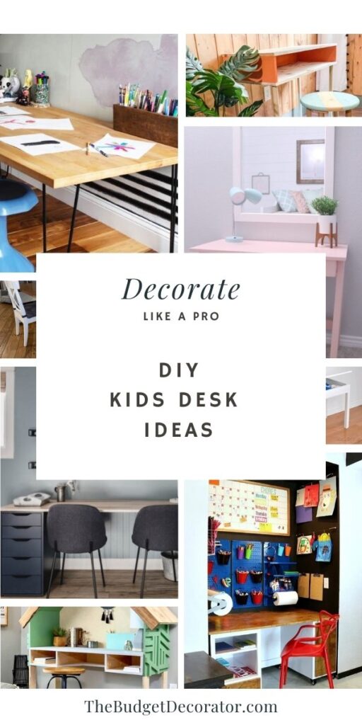 DIY Kids Desk Ideas That Are Easy to Build • The Budget Decorator