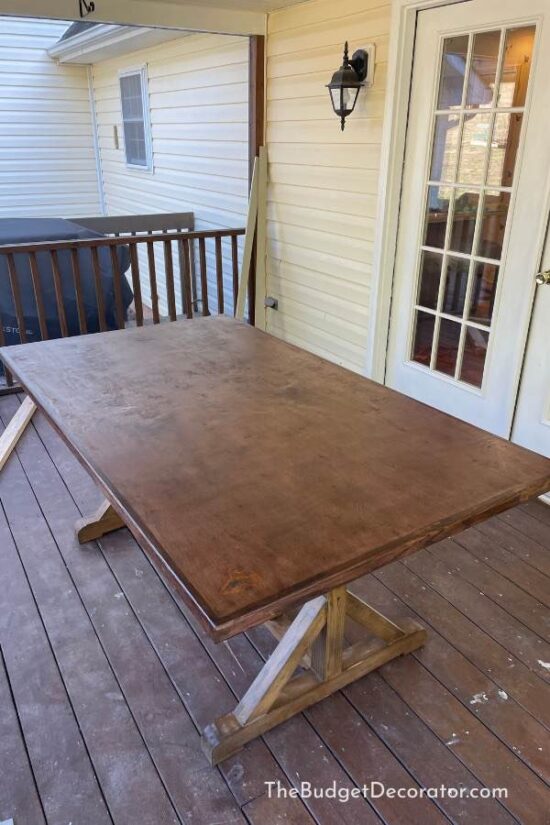 Table Top Enhancer DIY Dining Table Top Transformation: A How-to Guide • The Budget Decorator